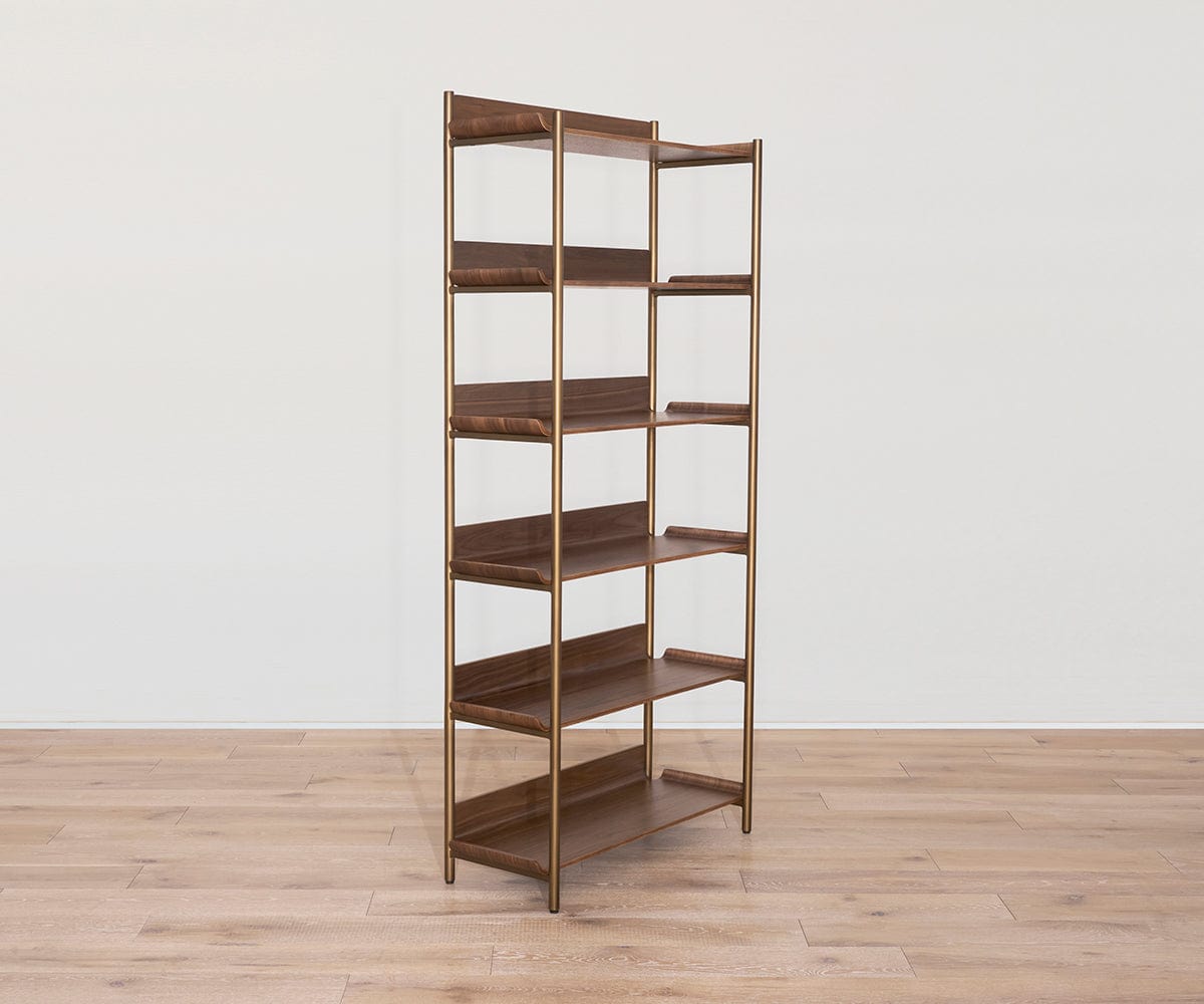 Freya 6 Shelves - Walnut