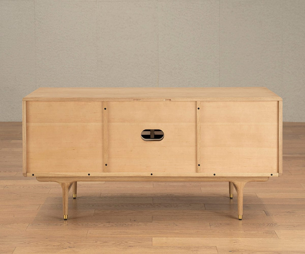 Hendrick 52 Media Stand II - White Oak