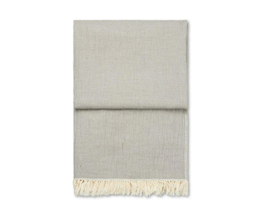 Grey Lavender Throw